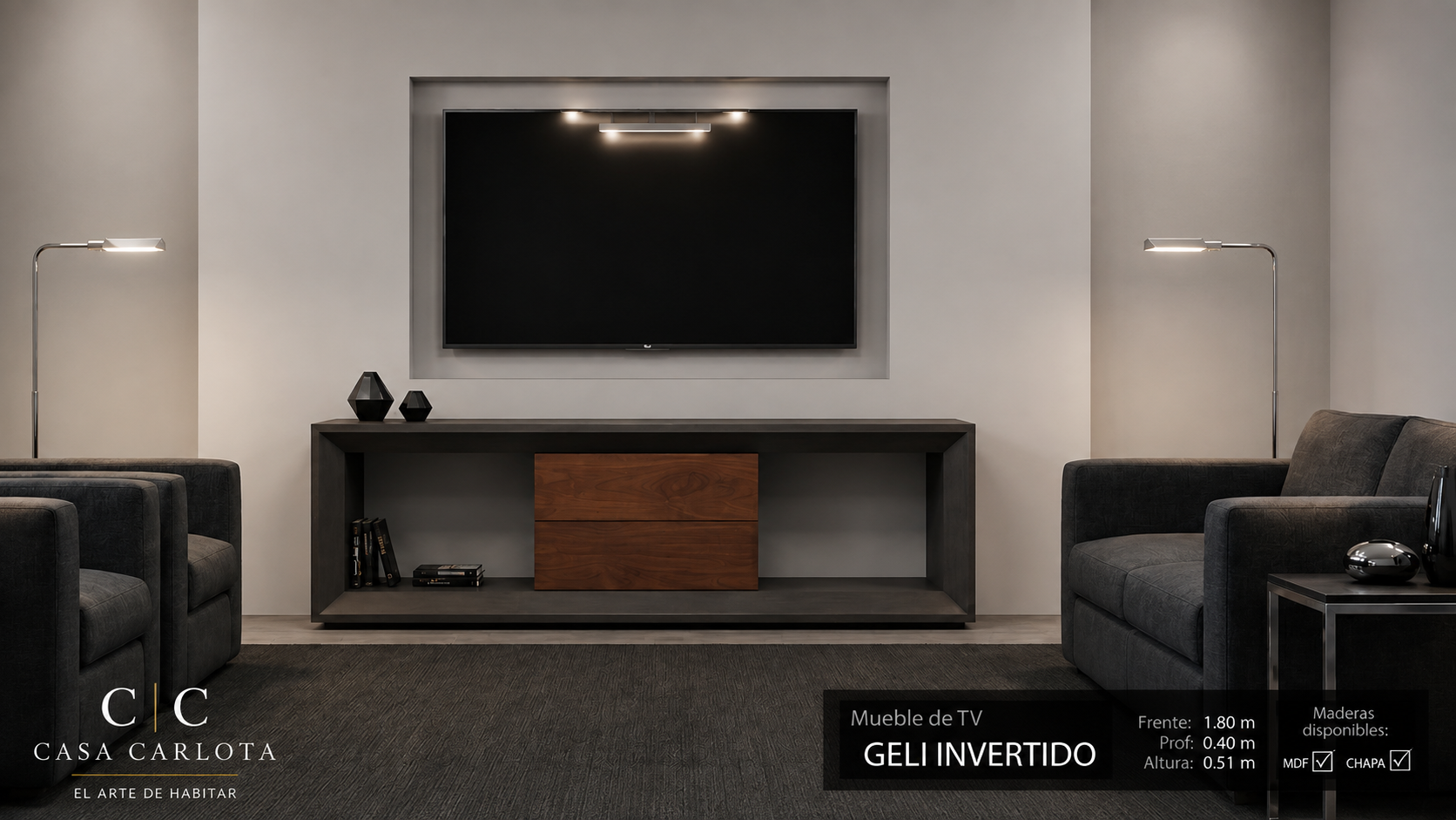 Mueble TV 6 Casa Carlota